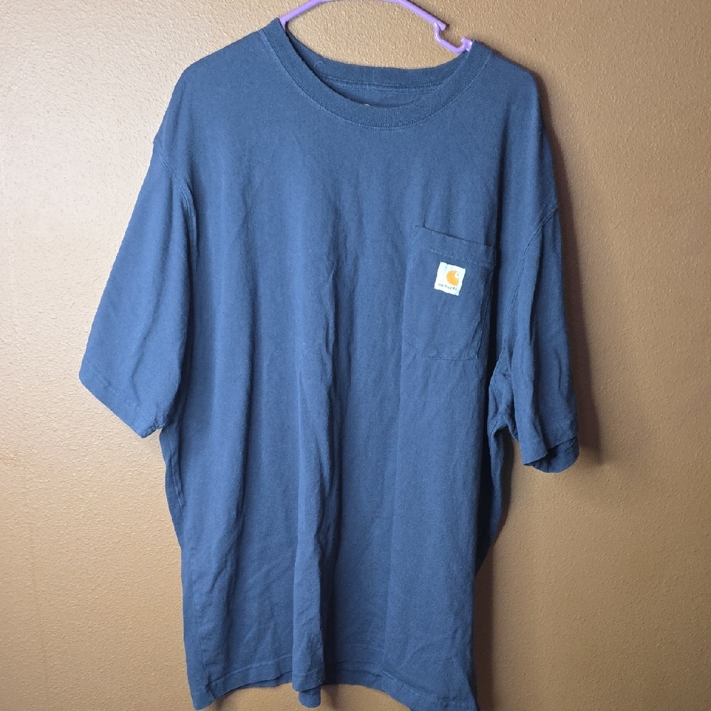 Carhartt Navy Pocket Tee